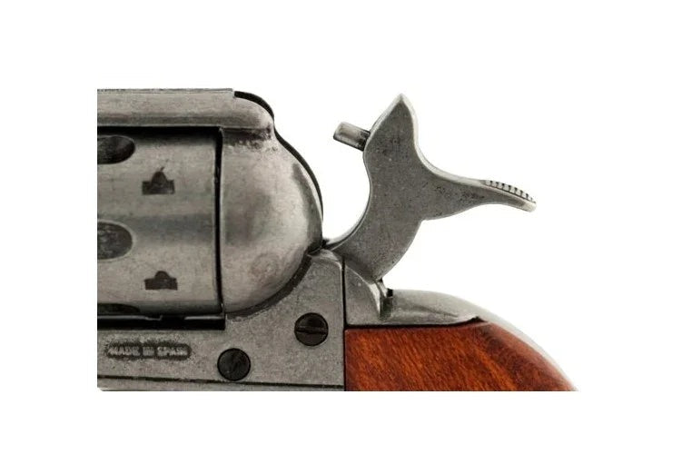 Denix 1873 SAA Peacemaker Non-Firing Revolver in Gray