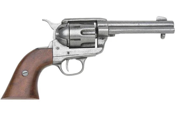 Denix 1873 SAA Peacemaker Non-Firing Revolver in Gray