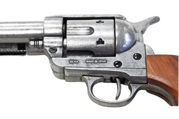 Denix 1873 SAA Non-Firing Cavalry Revolver In Gray