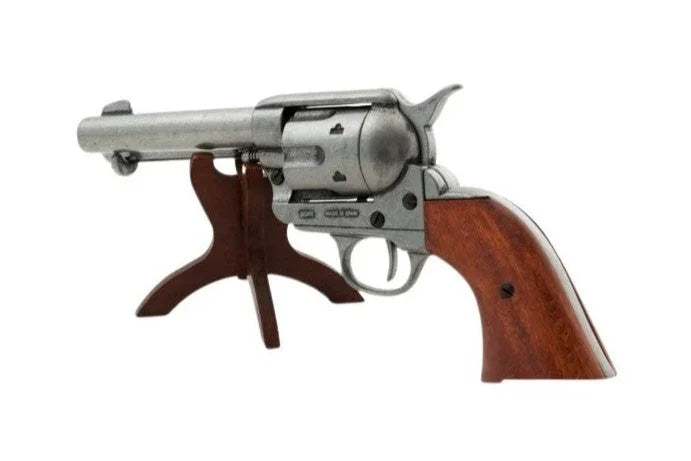 Denix 1873 SAA Peacemaker Non-Firing Revolver in Gray