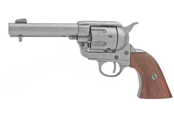 Denix 1873 SAA Peacemaker Non-Firing Revolver in Gray