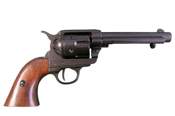 Denix Western 1873 5.5" Barrel Non-Firing Revolver in Black