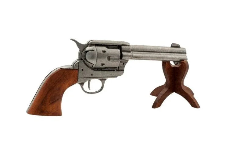 Denix 1873 SAA Peacemaker Non-Firing Revolver in Gray