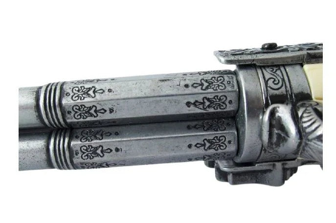 Denix 18th Century 3 Barrel Non-Firing Flintlock Gray