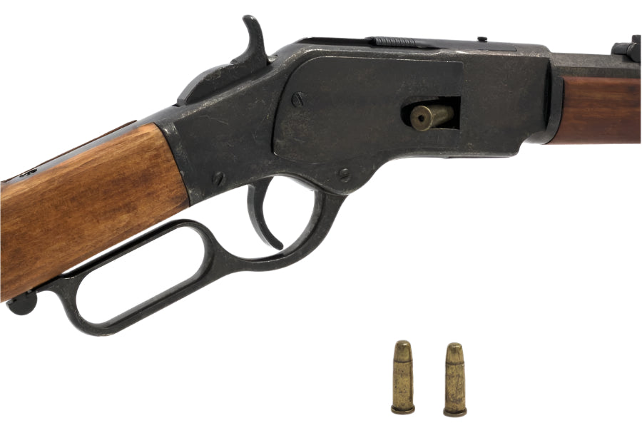 Denix Non-Firing Model 1873 Repeating Rifle Replica in Antique Finish