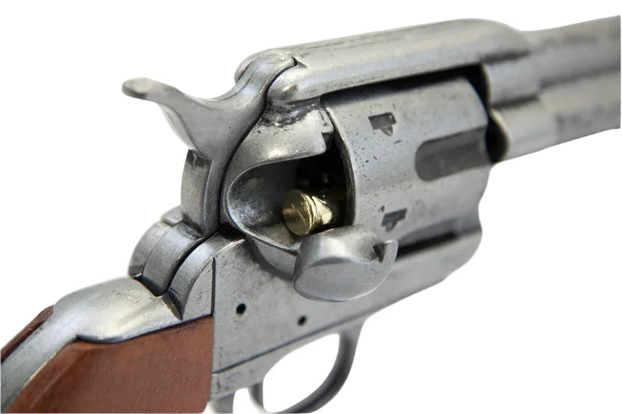 Denix Old West Frontier Antique Grey Replica Revolver Non-Firing Gun Boxed Set