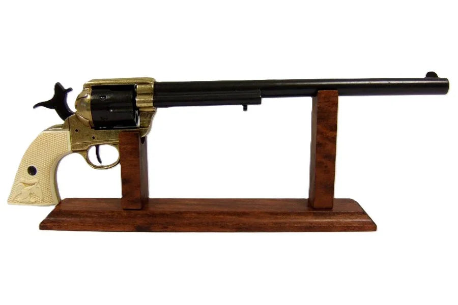 Denix Non-Fring M1873 Single Action Buntline Special Revolver Black/Gold