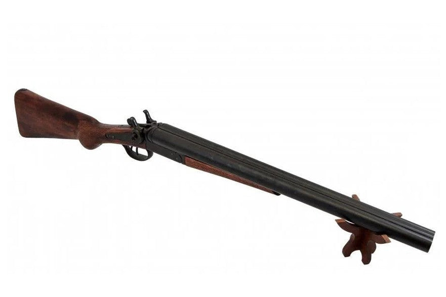 Denix 1868 Double Barrel "Coach" Non-Firing Shotgun