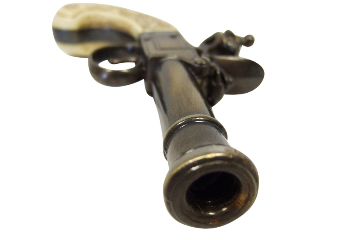 Denix Colonial Gold Finish Ladies Muff Non-Firing Flintlock Pistol