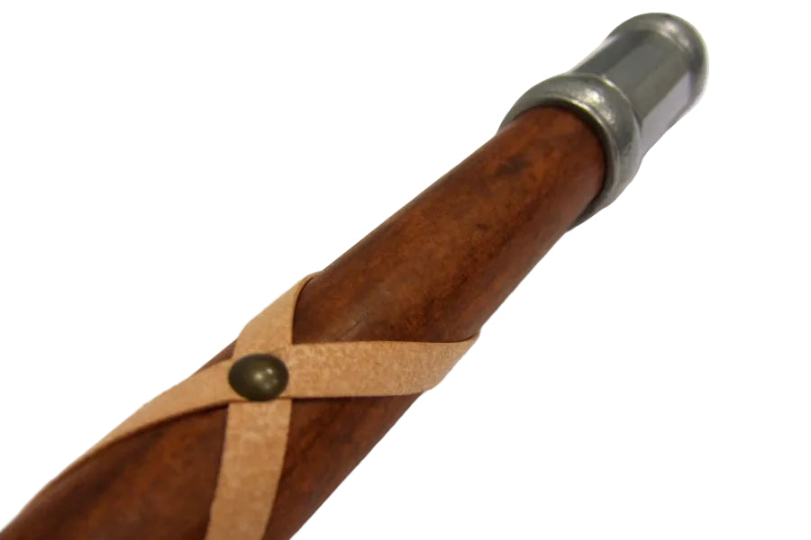 Denix German medieval battle axe angled display view