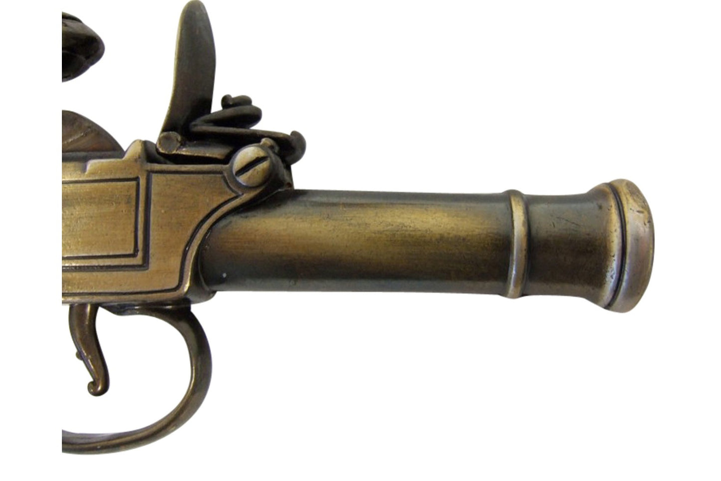 Denix Colonial Gold Finish Ladies Muff Non-Firing Flintlock Pistol