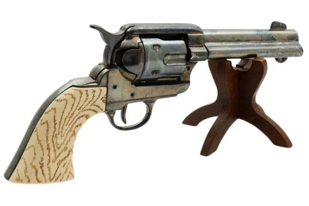 Denix Old West M1873 Antique Blued Finish Quick Draw Non-Firing Revolver