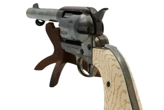 Denix Old West M1873 Antique Blued Finish Quick Draw Non-Firing Revolver