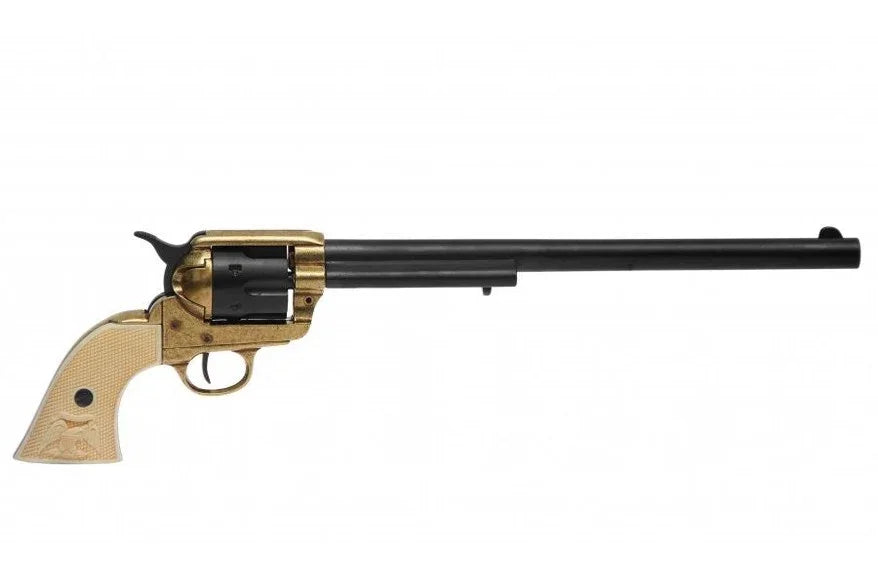 Denix Non-Fring M1873 Single Action Buntline Special Revolver Black/Gold
