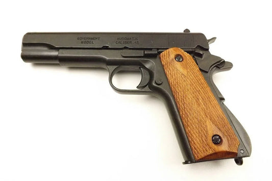 Denix M1911 Replica – Field-Strippable, Non-Firing Prop Gun with Checkered Grips