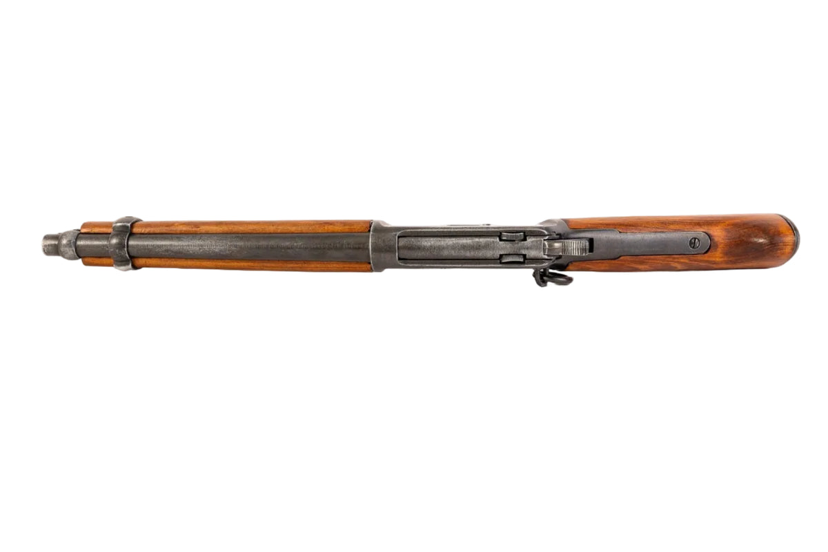 Denix 2095 Mare's Leg non-firing replica rifle, top view showing barrel and action