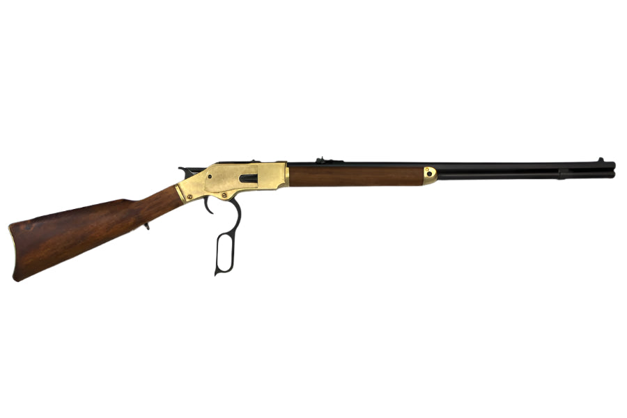 Denix Model 1873 Non-Firing Replica Repeating Rifle in Brass Finish