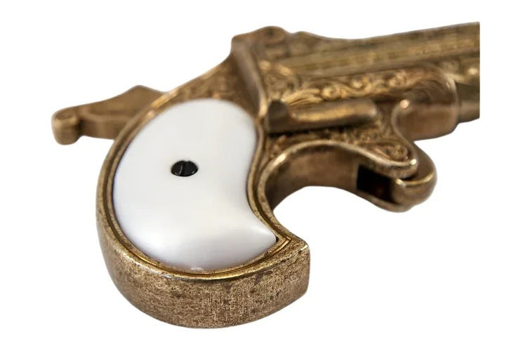 Denix 1866 Gold Engraved Derringer Non-Firing Prop Gun