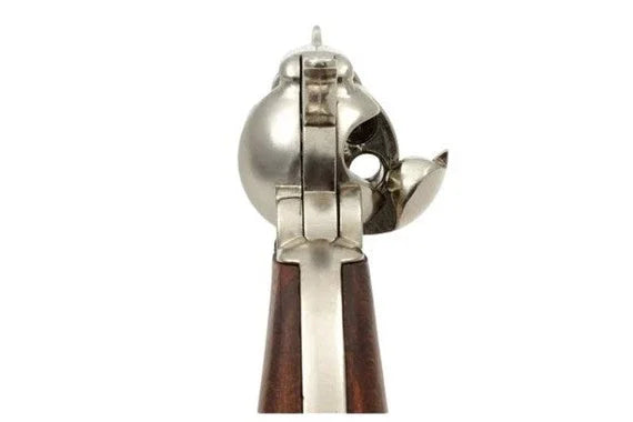 Denix SAA 1873 Peacemaker Non-Firing Revolver in Nickel