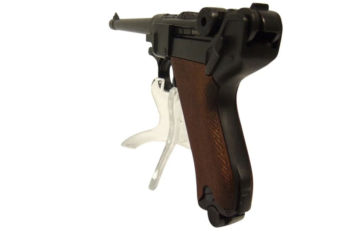 Denix German Luger Naval P-08 Non-Firing Gun With Wood Grips