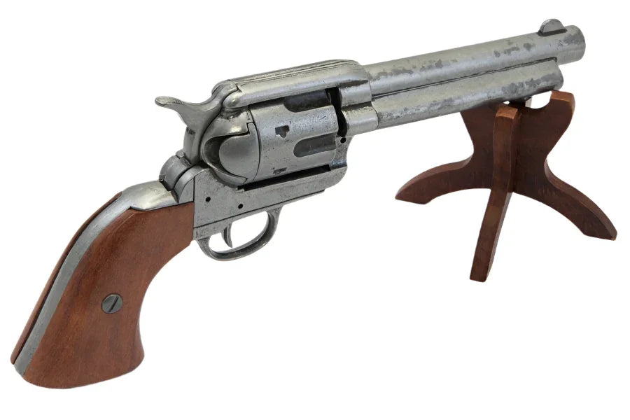 Denix Old West Frontier Antique Grey Replica Revolver Non-Firing Gun Boxed Set