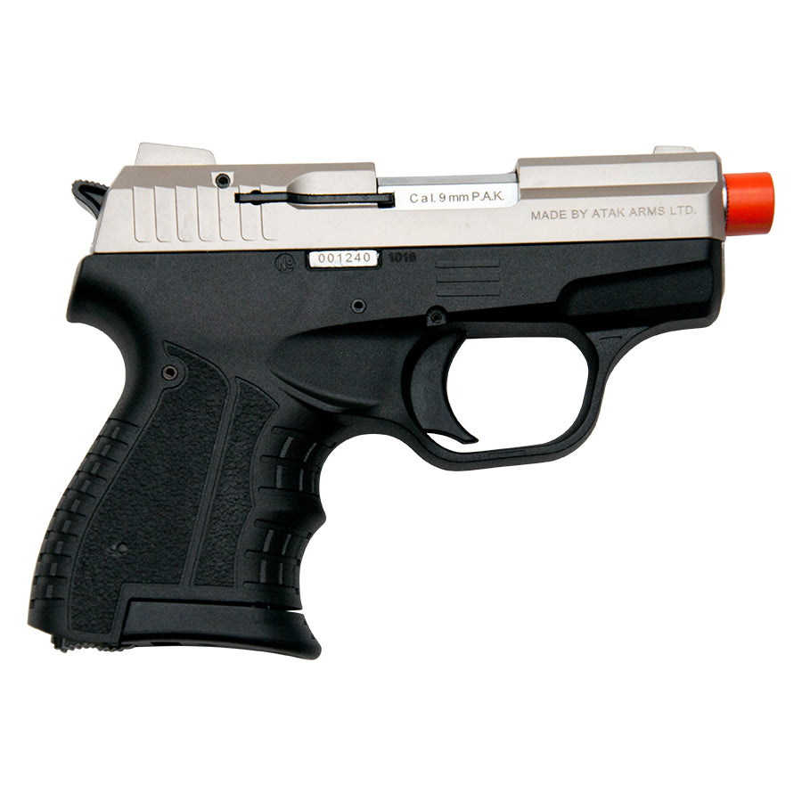 Zoraki M906 Semi-Auto 9mm Blank Firing Gun in Satin - TCN VAULT
