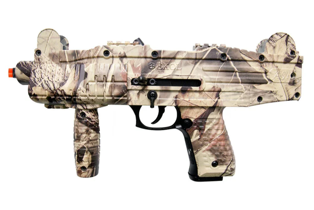 EKOL ASI UZI Camouflage Full Auto Blank Firing Machine Gun