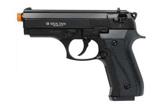 EKOL Dicle Cougar 9mm Semi-Auto Blank Gun in Black