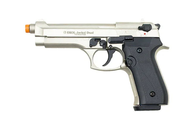 EKOL Jackal Dual Automatic Blank Gun in Satin