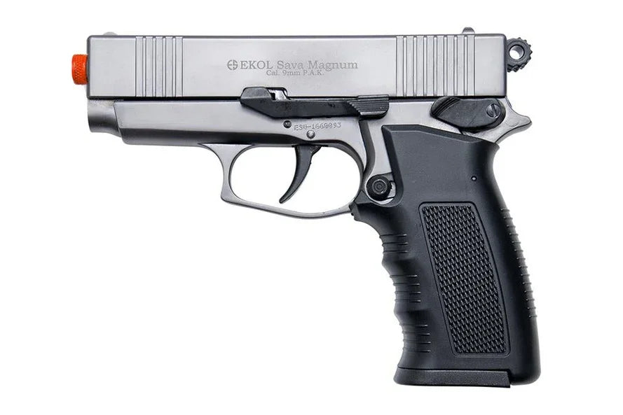 EKOL SAVA Magnum 9mm Semi-Auto Blank Gun in Fume