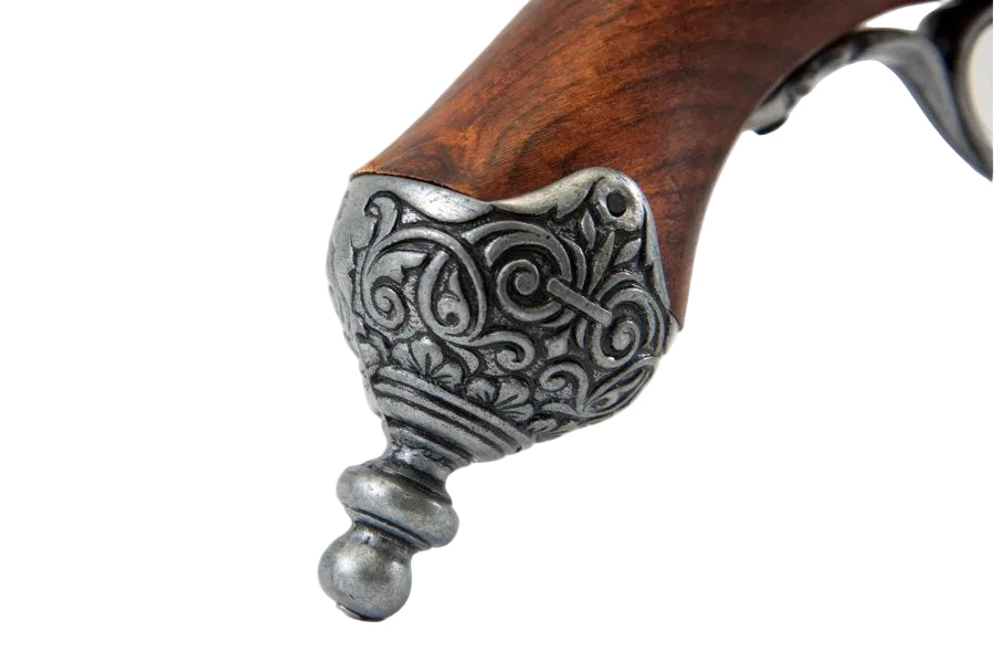 Italian 1825 flintlock style dueling pistol cap firing reproduction