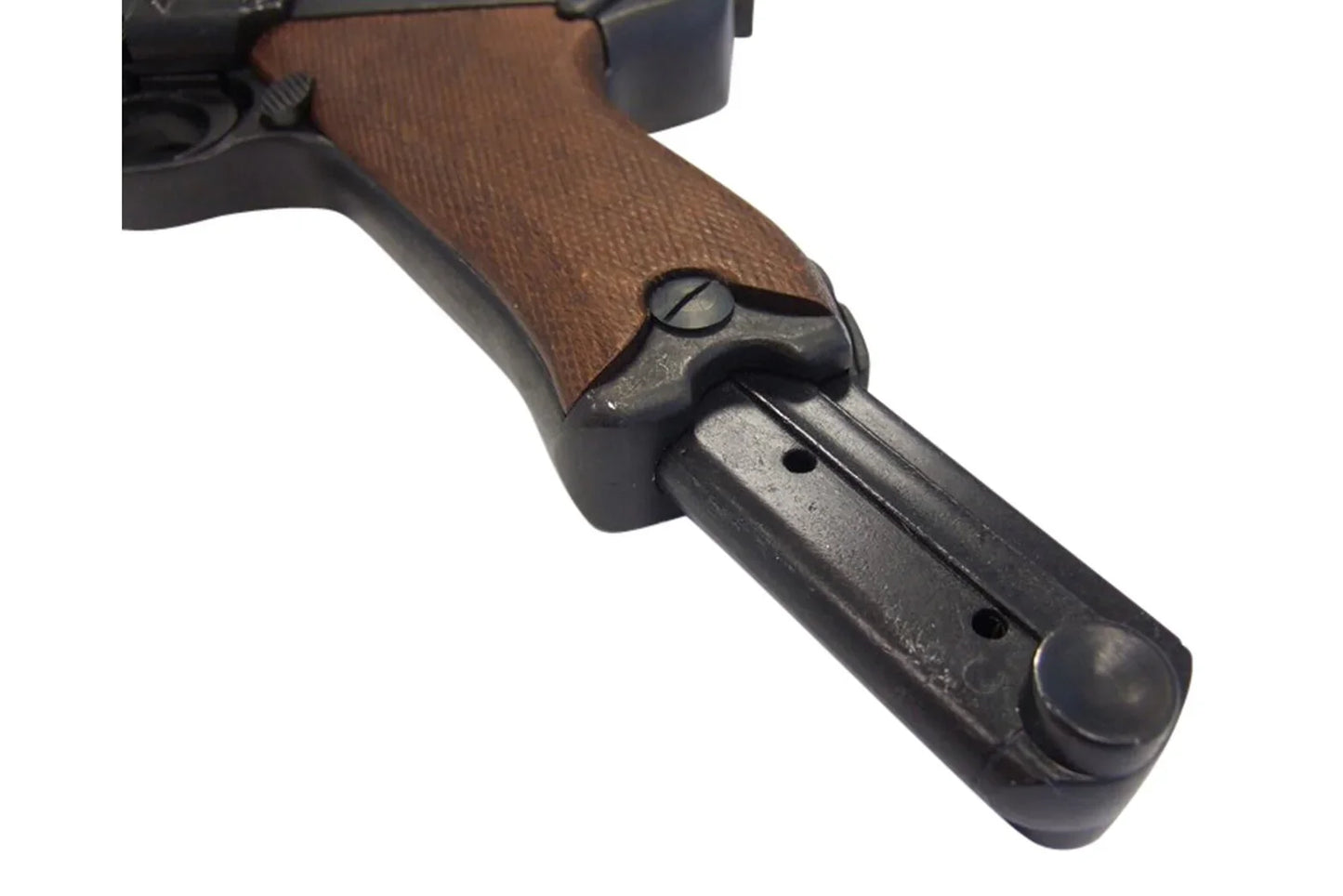 German Luger Lange Pistole 08 Non-Firing Gun With Wood Grips