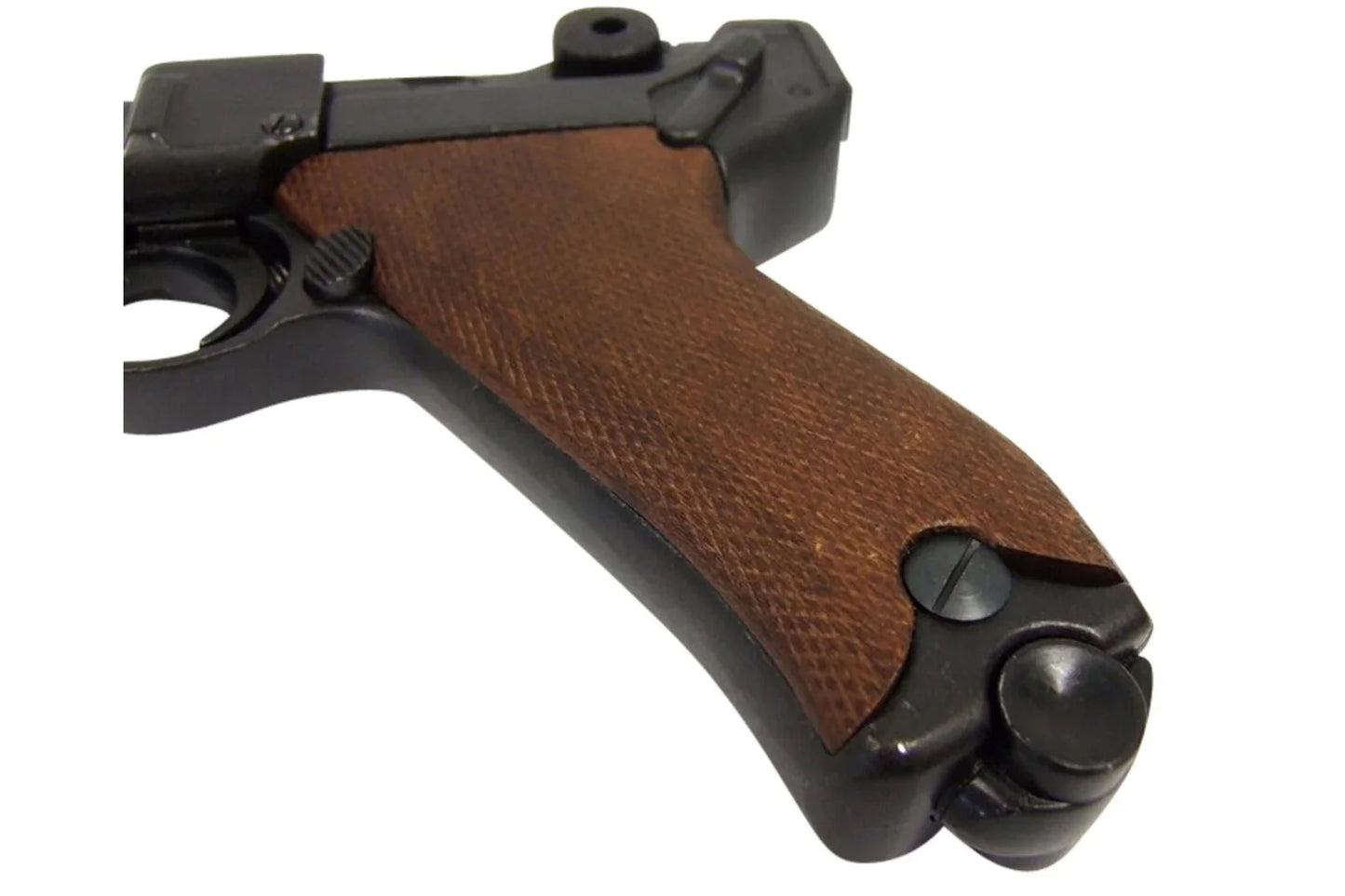 German Luger Lange Pistole 08 Non-Firing Gun With Wood Grips