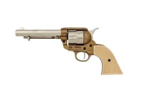 Denix Frontier M1873 Barrel Dual Tone Finish Non-Firing Replica Revolver