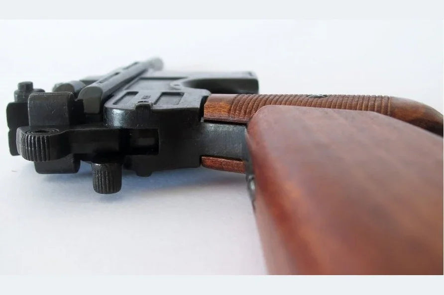 Mauser 1896 C96 With Extended Wood Stock Non-Firing Prop Gun