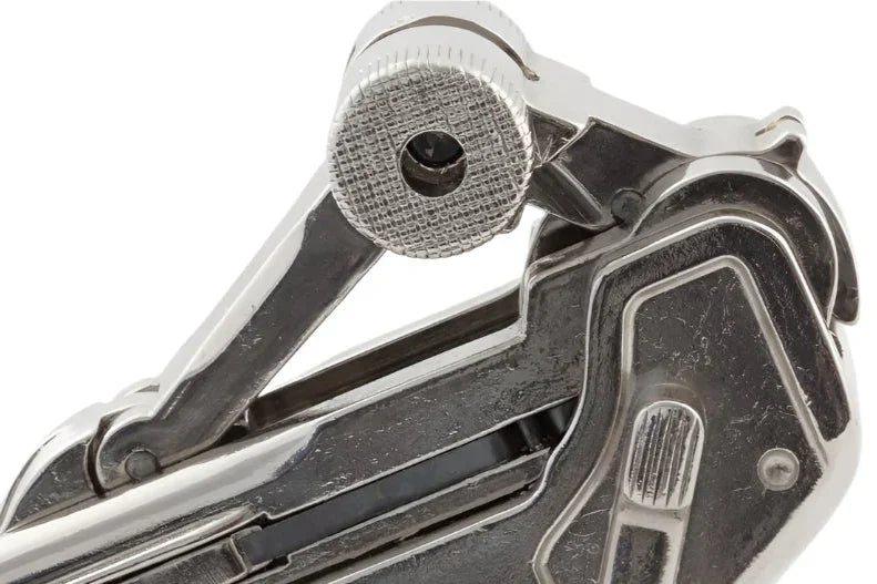 Denix WWII German Luger P-08 Non-Firing Prop Gun in Nickel Finish