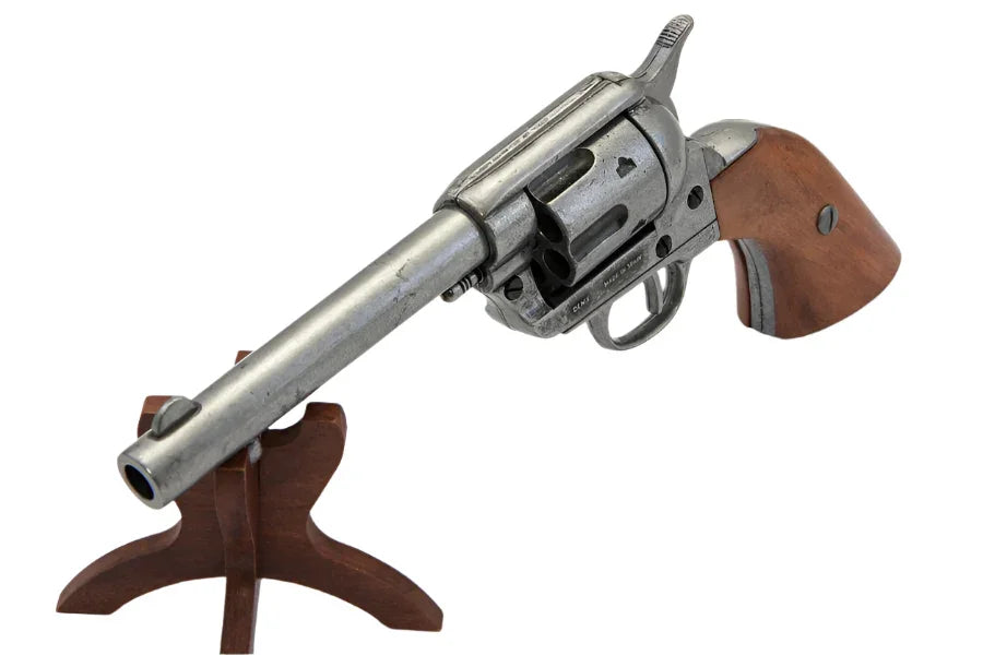 Denix Old West Frontier Antique Grey Replica Revolver Non-Firing Gun Boxed Set