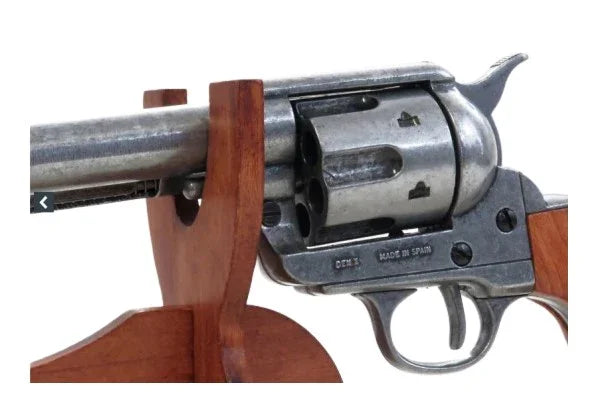 Denix SAA 1873 7.5" Barrel Non-Firing Revolver In Gray