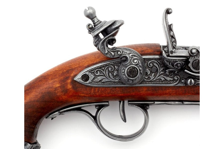 Denix 18TH Century Antique Grey Finish Non-Firing Flintlock Pistol