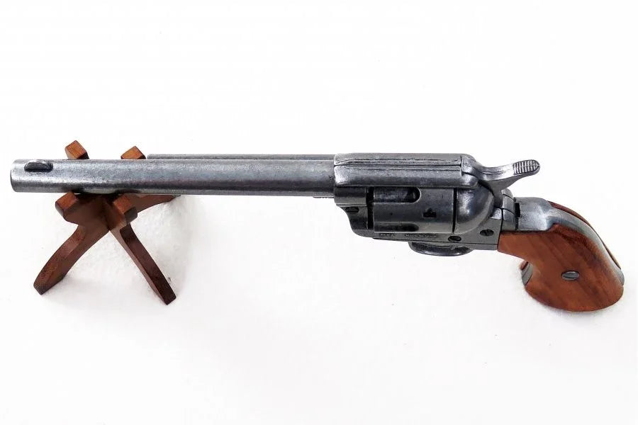 Denix SAA 1873 7.5" Barrel Non-Firing Revolver In Gray