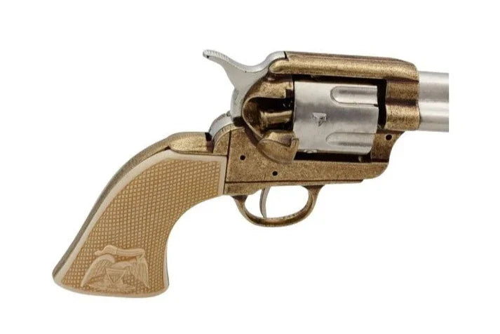 Denix Frontier M1873 Barrel Dual Tone Finish Non-Firing Replica Revolver