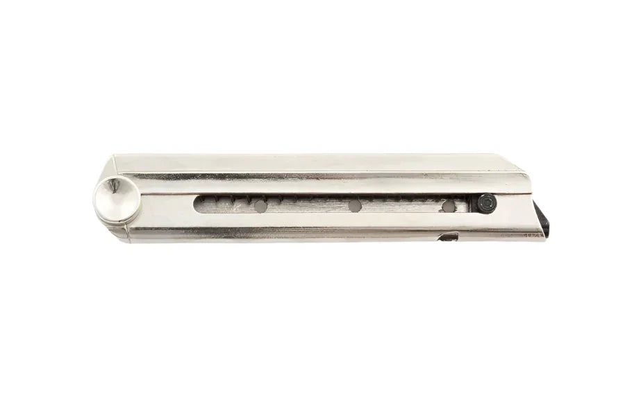 Denix WWII German Luger P-08 Non-Firing Prop Gun in Nickel Finish