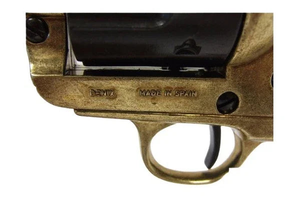 Denix Non-Fring M1873 Single Action Buntline Special Revolver Black/Gold