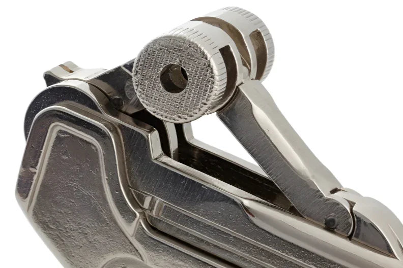 Denix WWII German Luger P-08 Non-Firing Prop Gun in Nickel Finish