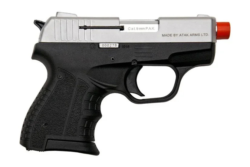 Zoraki M2906 9mm Semi-Auto Blank Gun in Silver
