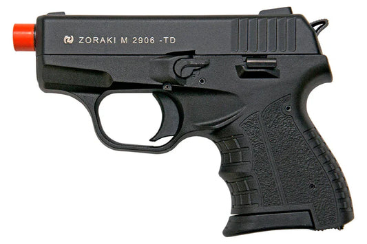 ZORAKI M2906 9mm Semi-Auto Front Firing Blank Gun in Black