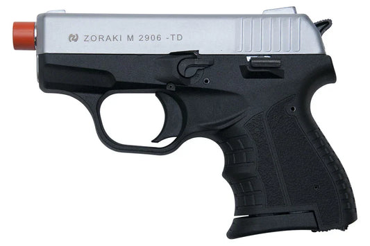 Zoraki M2906 9mm Semi-Auto Blank Gun in Silver