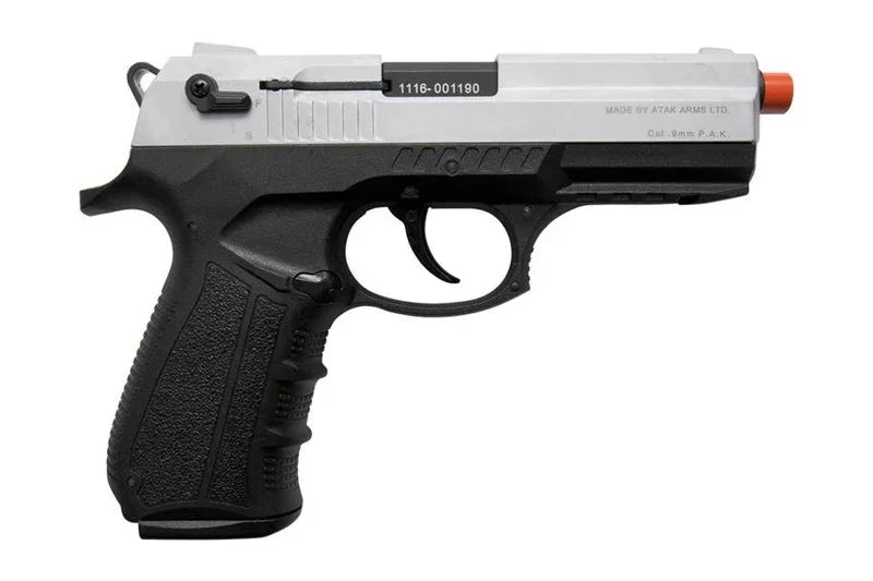 ZORAKI M2918 Semi-Auto Blank Gun in Silver