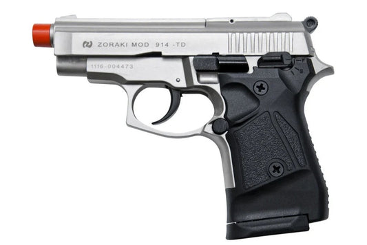 Zoraki M914 9mm Automatic Front Firing Blank Gun in Satin