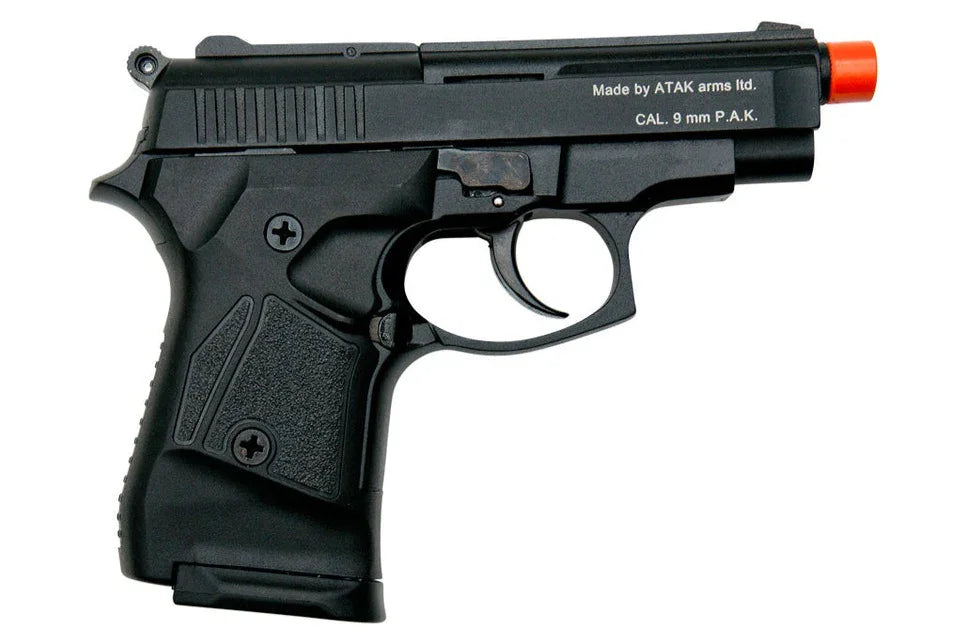 ZORAKI M914 Semi-Auto Front Firing Blank Gun in Black